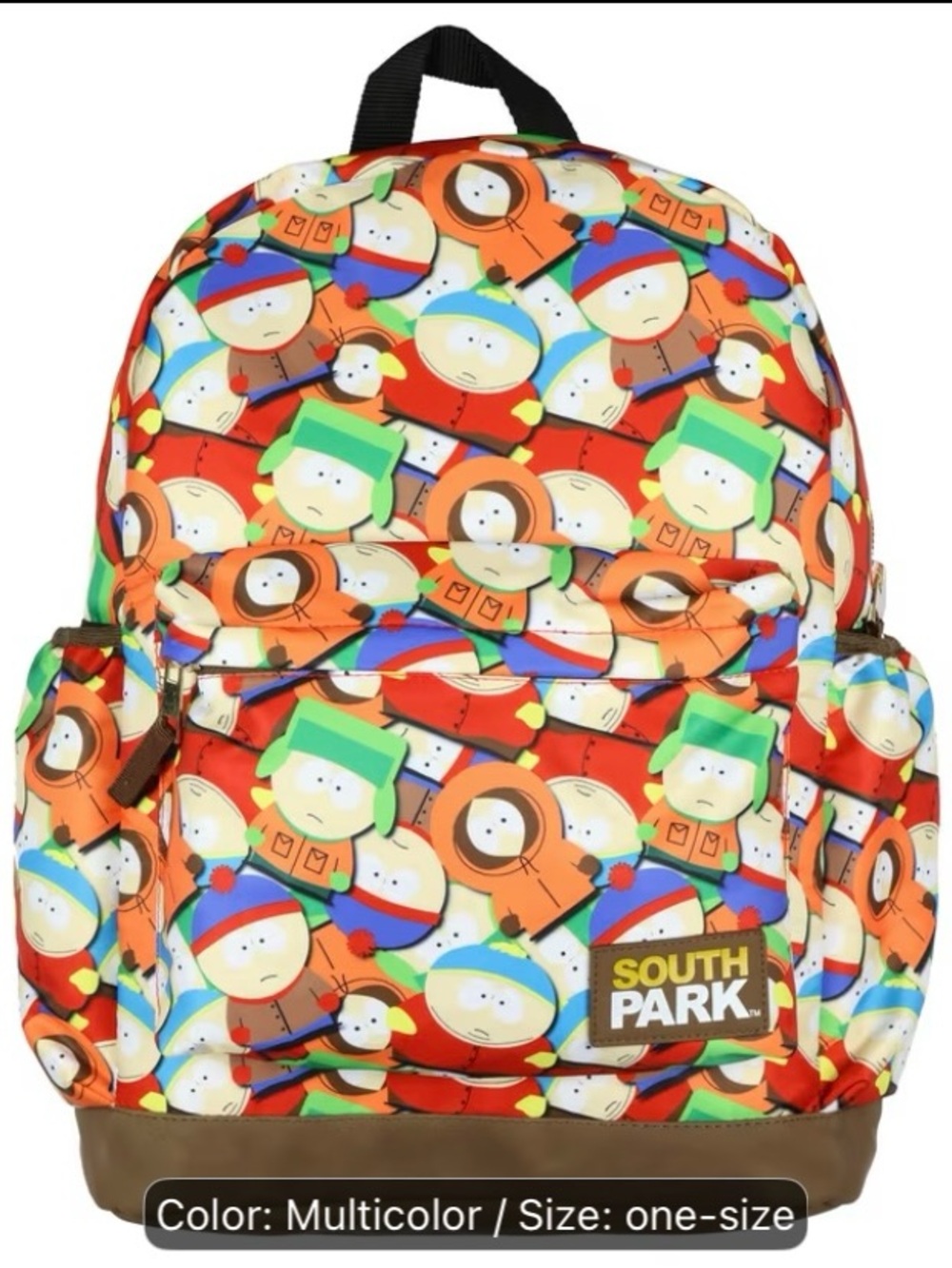 Multicolor South Park Backpack for Men